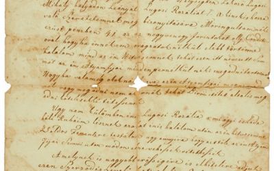 Házassági szerződés (móringlevél) 1845-ből